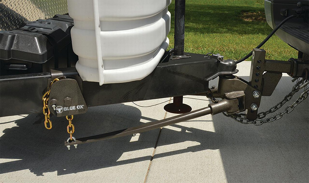 Blux ox sway pro attached to trailer